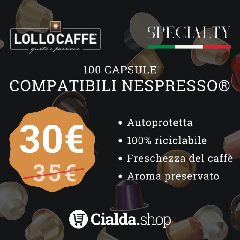 Capsula Lollo Caffè compatibili Nespresso