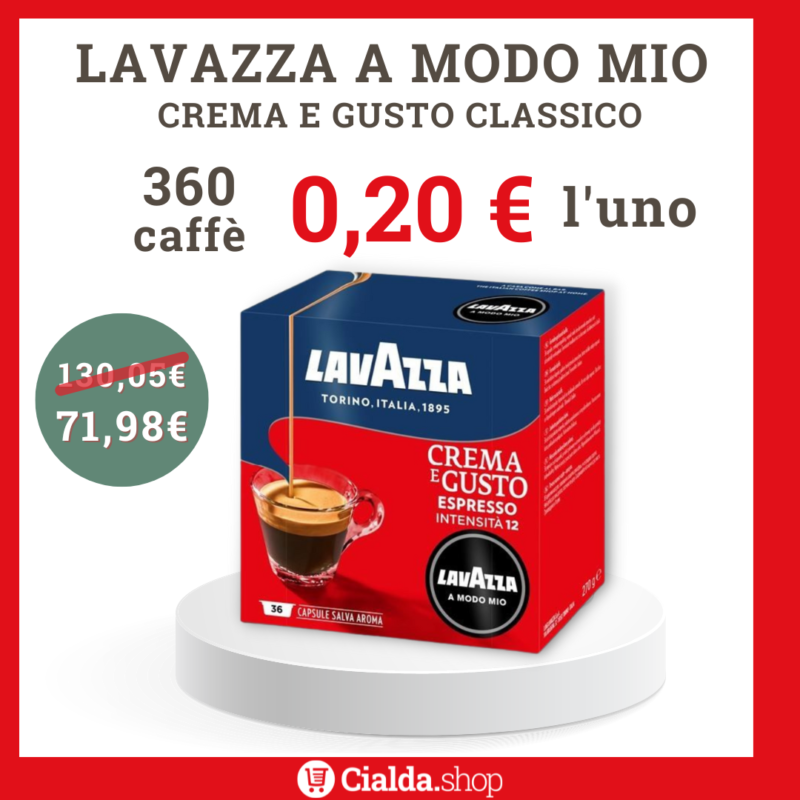 Capsule Lavazza A Modo Mio Crema e Gusto Classico