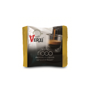 100 Capsule Caffè Verzì Aroma Ricco compatibili Bialetti®*