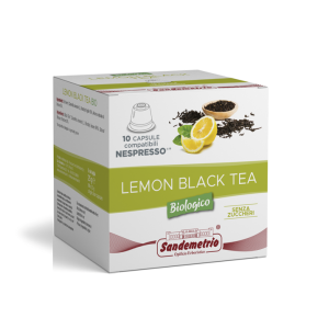 10 Capsule San Demetrio Lemon Tea Black BIO compatibili Nespresso®* COMPOSTABILI