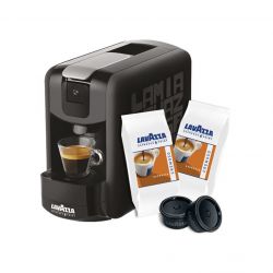 1 macchina da caffè Lavazza EP Mini Black + 600 capsule di caffè Lavazza Espresso Point Espresso Cremoso